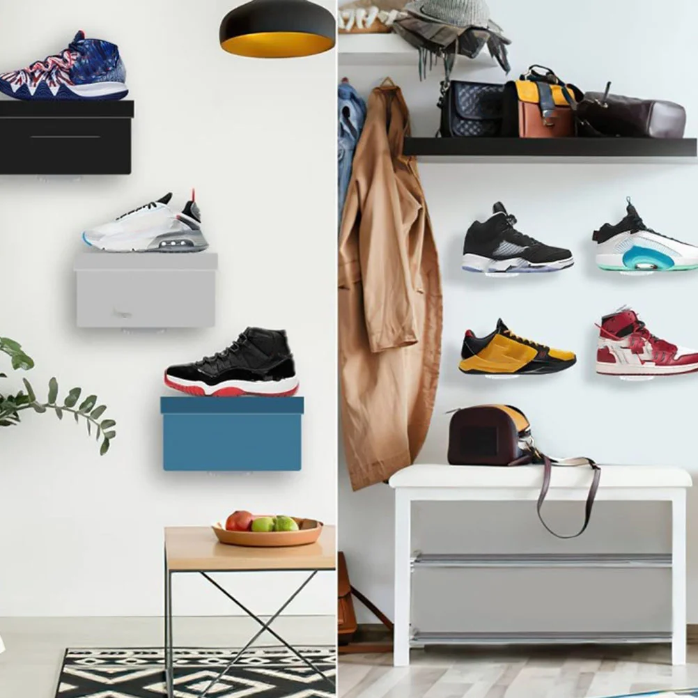 

Shoe Display Stand Floating Shoes Rack Sneaker Shelves Shelf For Sneakers Clear Racks