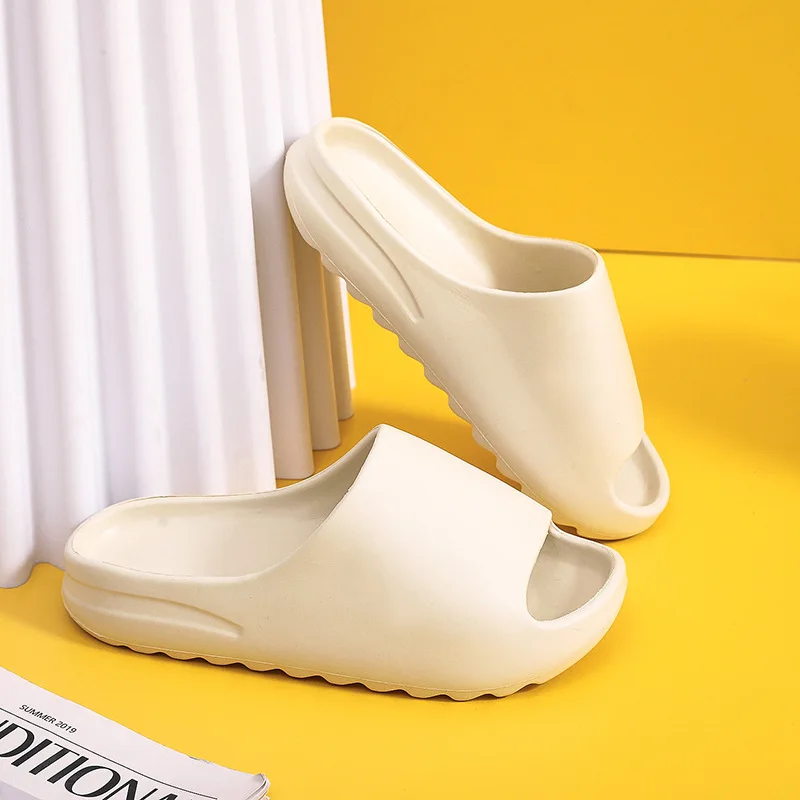 Summer Winter Slippers Women Men Sandals  Casual Beach Shoes Soft Bottom Slides Thick Platform EVA Anti-Slip Home Slipper