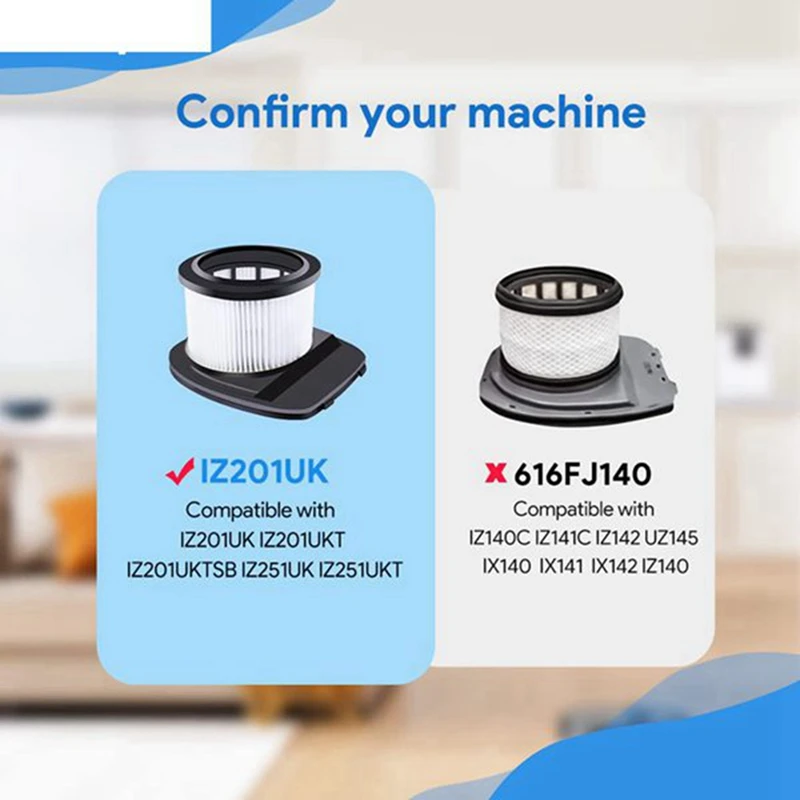 Запасные части HEPA-фильтр совместимый с Shark IC300 IZ251UK IZ201UK аксессуары для
