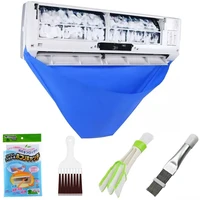 air conditioner cleaning cover brushes filter net waterproof air conditioner cleaning dust protection cleaning cover bag tools