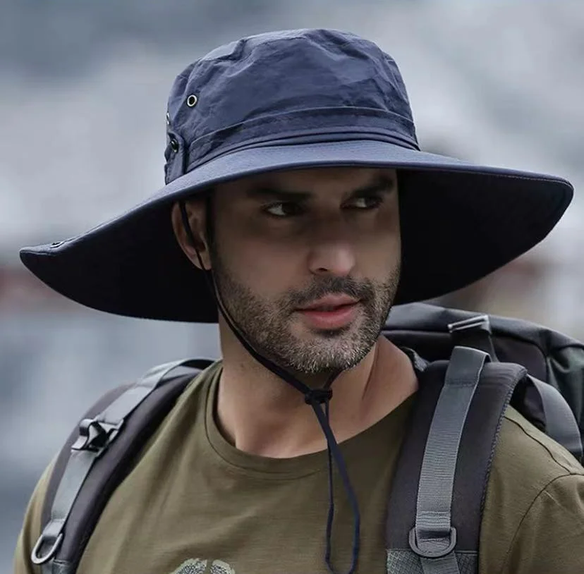 

Summer fisherman hat men's sun hat UV protection outdoor fishing sun protection hat large brim