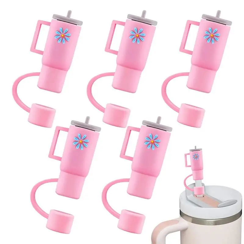

Straw Tip Cover Silicon Straw Cover Easy To Use Outdoor Home Kitchen Party Decor Stanleys Cups Accessories Resuable Cover Caps