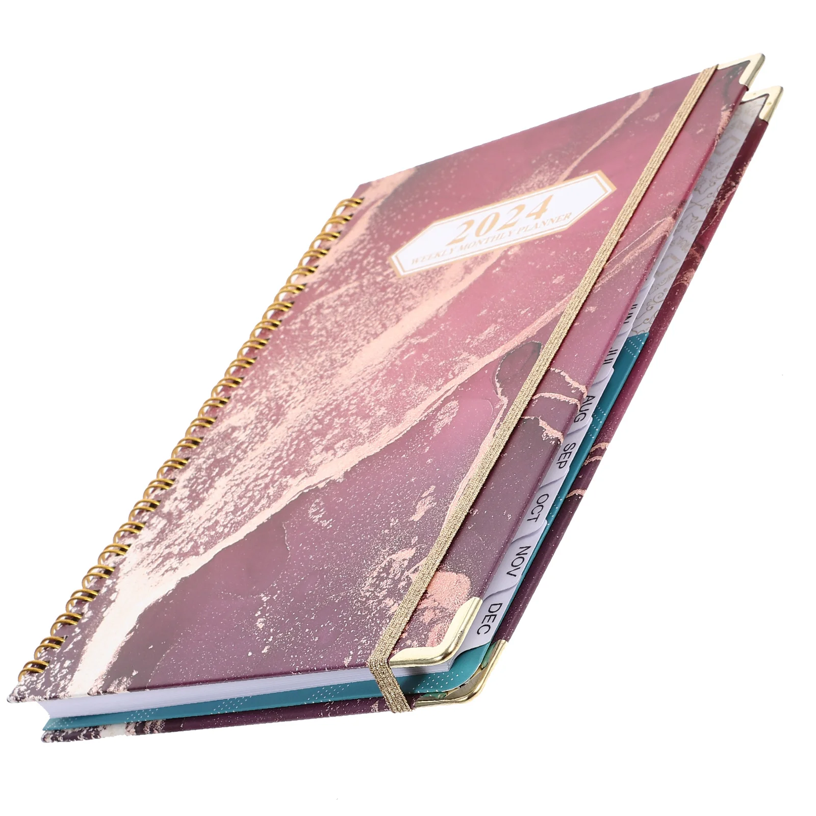 

Notebooks Agenda Time Management Portable English Notepad Daily Plan Use Pads Monthly Planner Student 2024