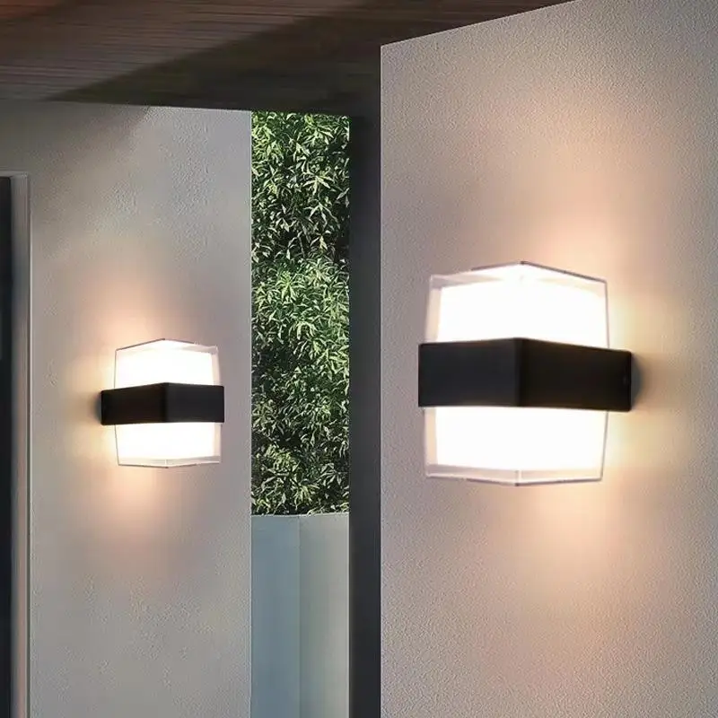 

LED Wall Lights 8/10/12W Porch Sconce Lamps 110/220V LED Luminaire Interior Lamp for Stair Bedroom Outdoor Garden LED Lighting