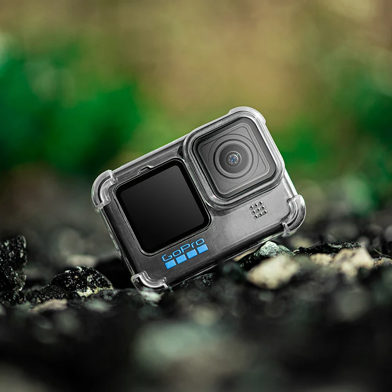

Для GoPro HERO 10/9 силиконовая подушка безопасности прозрачная Противоударная Защитная крышка (отправка закаленной пленки для переднего и задне...