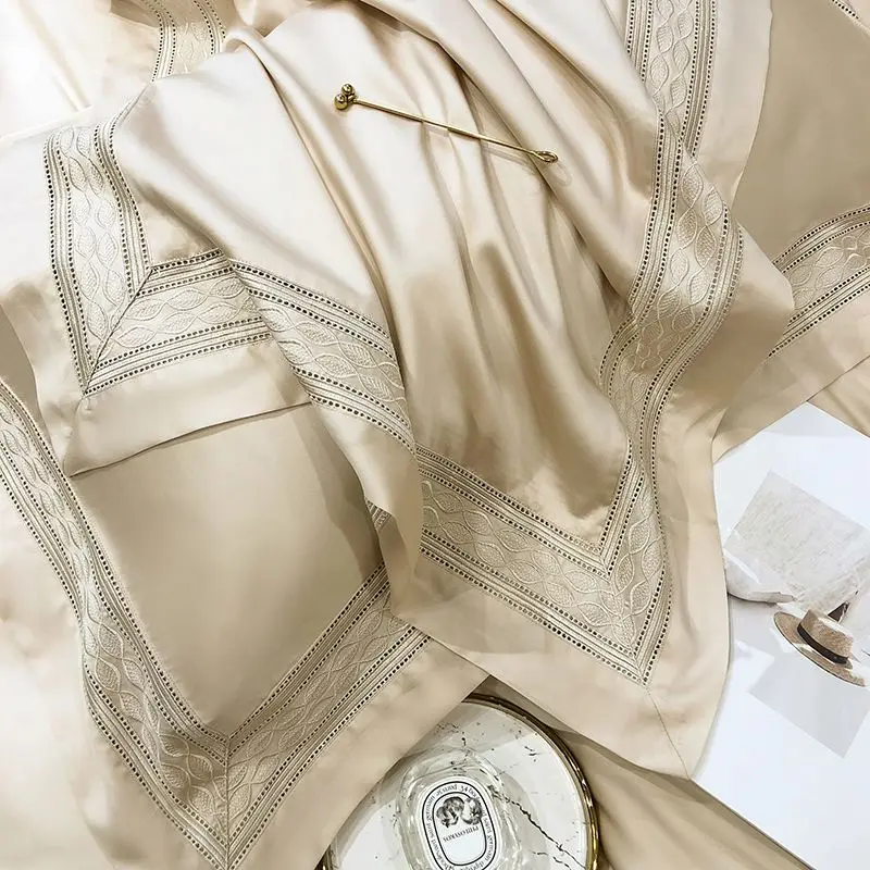 4 шт. комплект постельного белья из натурального бамбукового волокна супермягкий