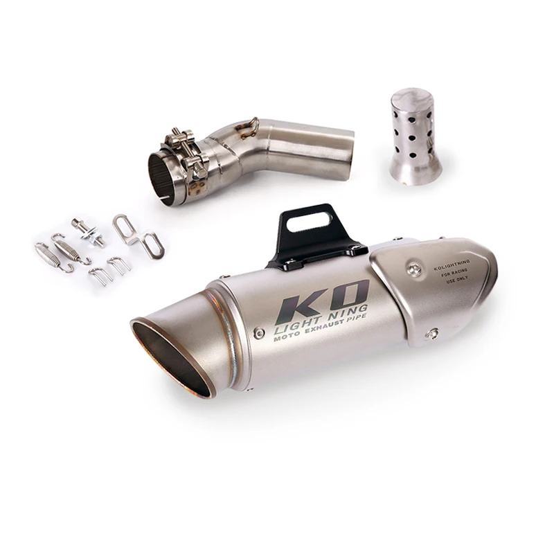 Выхлопная система без шнуровки средний канал выхлопная труба 51 мм глушитель из