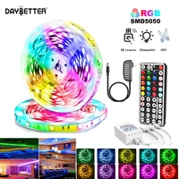 daybetter led strip lights 20m 5050 rgb infrared remote control flexible light with diode dc12v tv backlight for home decor