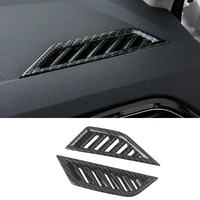 for volkswagen vw tiguan mk2 2017 2020 abs carbon fiber car dashboard front small air conditioner outlet ac vent cover trim