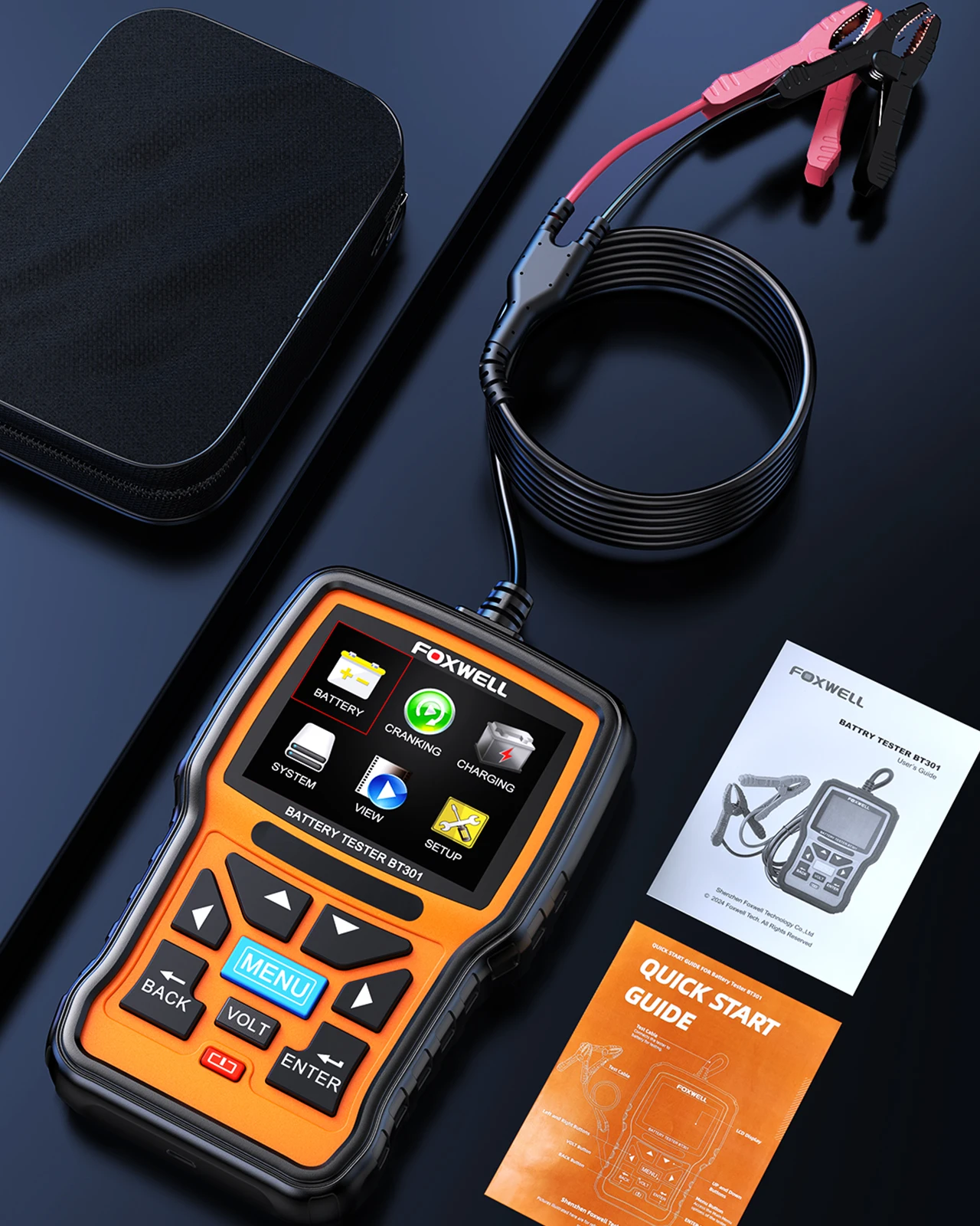 

FOXWELL BT301 6 В 12 В тестер автомобильного аккумулятора тестер нагрузки автомобильного аккумулятора цифровой анализатор аккумулятора система зарядки кривошипа генератора