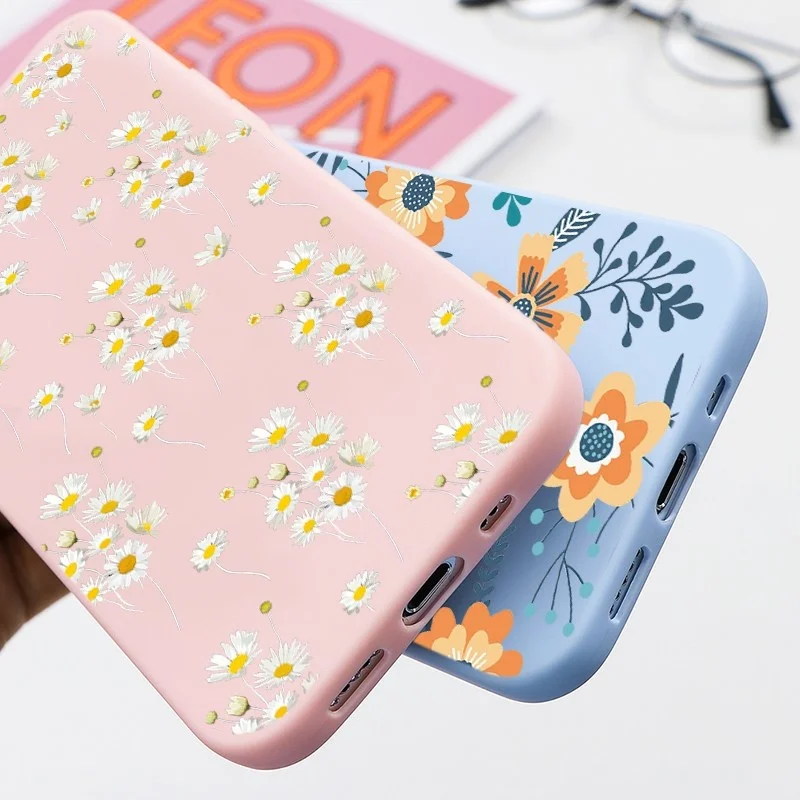 HUAWEI HONOR FLOWER 10I 9X 8A 8X 50 10 20 P30 P20 PRO P40 P50 MATE LITE E NOVA 5T P SMART 2021 Y6 Y7 2019 SOFT CAPA ON.