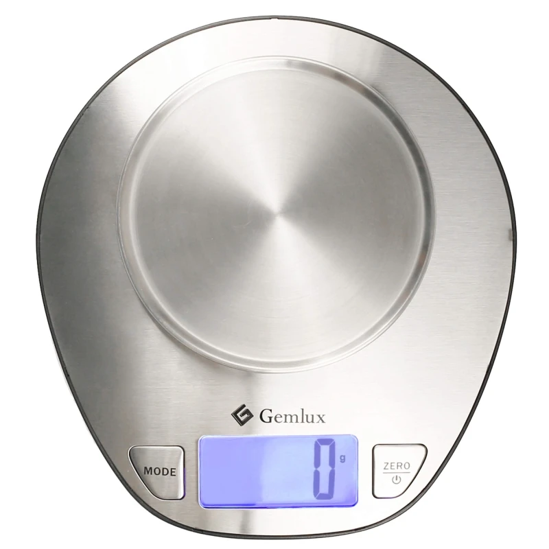 Весы кухонные GEMLUX GL-KS5SB (ЖК-дисплей максимальная нагрузка 5 кг автоотключение для