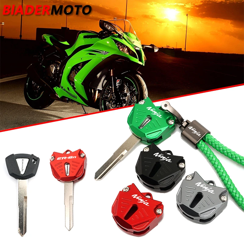 

Ninja Motorcycle Accessories CNC ABS Key Case Cover Shell Fit For KAWASAKI NINJA 300 1000 SX 400 250 R 650 ZX-6R ZX-10R NINJA400