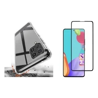 

Kit Película De Vidro 3D Samsung Galaxy M22 + Capa Capinha Anti Shock