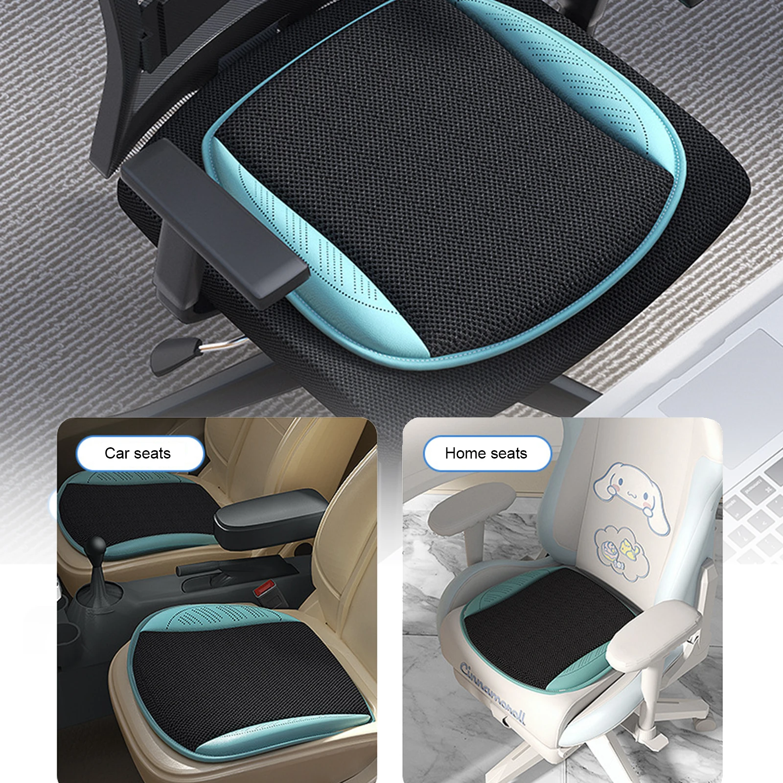 USB Cool Summer Car Seat Ventilation Accessories Creative Cooling Air Cooling Air Conditioning Fan Cushion Ventilated Seat images - 6
