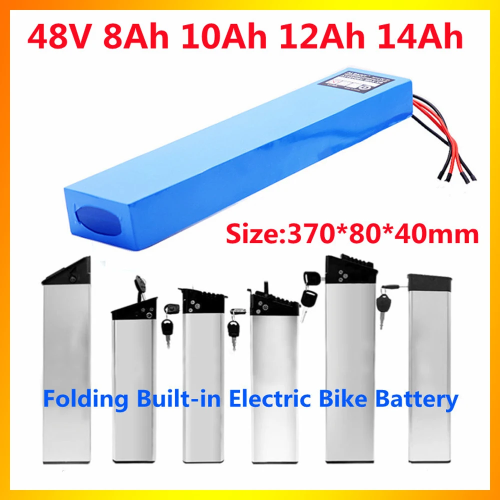 

48V Ebike Battery 10Ah 12Ah 14Ah 20Ah 54.6V 600W 750W 1000W Folding Built-in Electric Bike Battery for samebike LO26 20LVXD