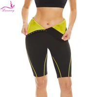 lazawg women hot sweat neoprene control body shaper waist trainer sports fitness sauna slimming leggings thermo pants