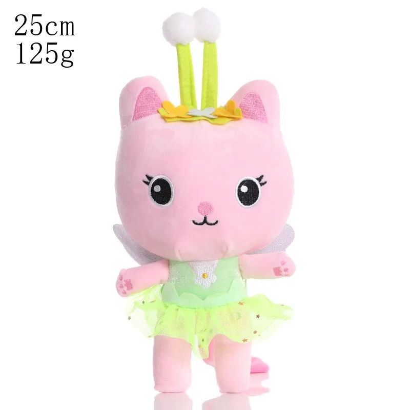 plush toy 25cm kawaii gaby dollhouse mermaid cat fairy cat doll house cute anime gift gabbys dollhouse toys for children gifts free global shipping