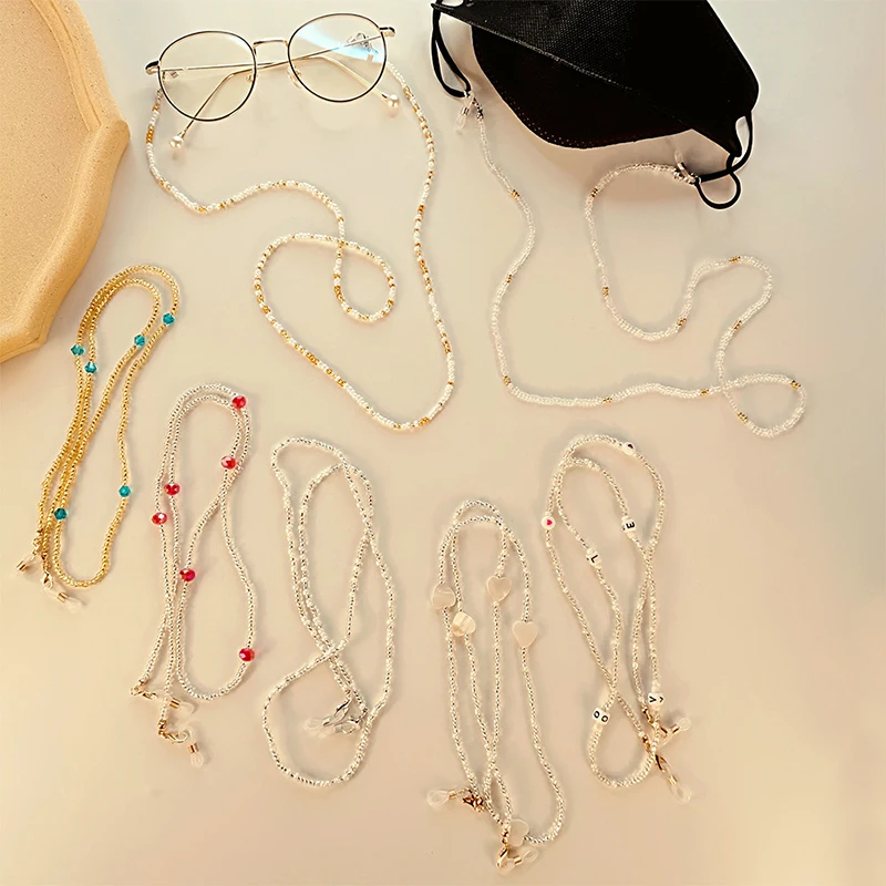 

New Hot Anti-lost Fashion Beads Glasses Chain Beads Eyeglasses Accessories Sunglasses Chain Mask Chain Anti-lost Glasses Chain