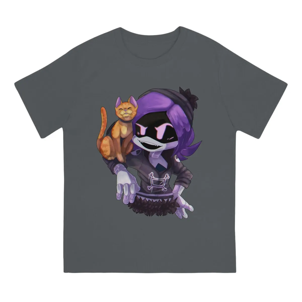 Оригинальные Мультяшные футболки с рисунком убийцы дрона Мужская футболка кота