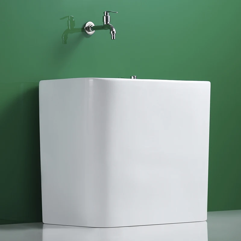 

XL Double Drive Mop Pool Ceramic Mop Pool Floor Washing Mop Basin Household Floor Type