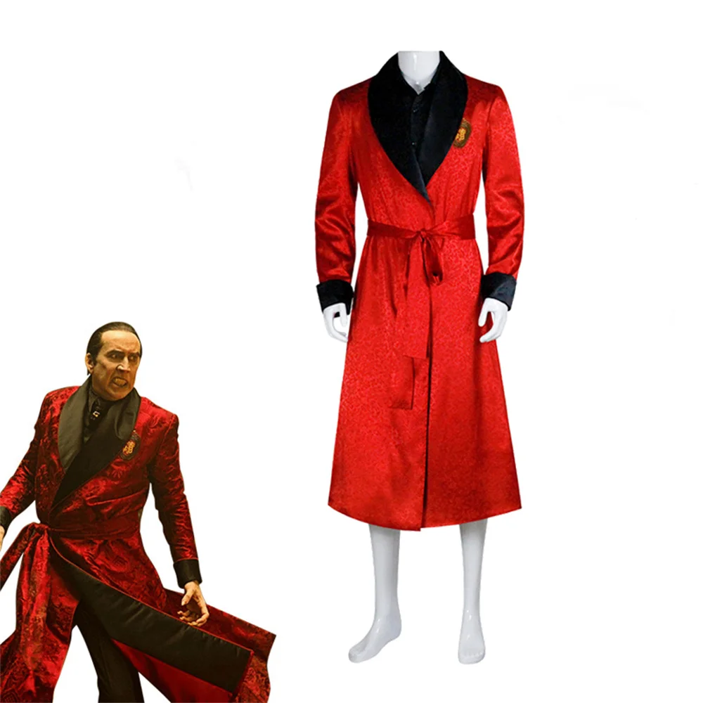 

Renfield Cosplay Costume Dracula Cosplay Robe Shirt Pants Belt Halloween Christmas Carnival Party Role Play Suit for Men
