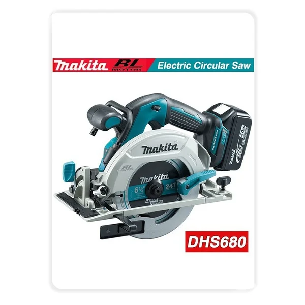 

NEW 2021 Newest 10 Top Quality DHS680 165mm Cordless Brushless Electric Circular Saw 5000rpm Multifunction Cutting