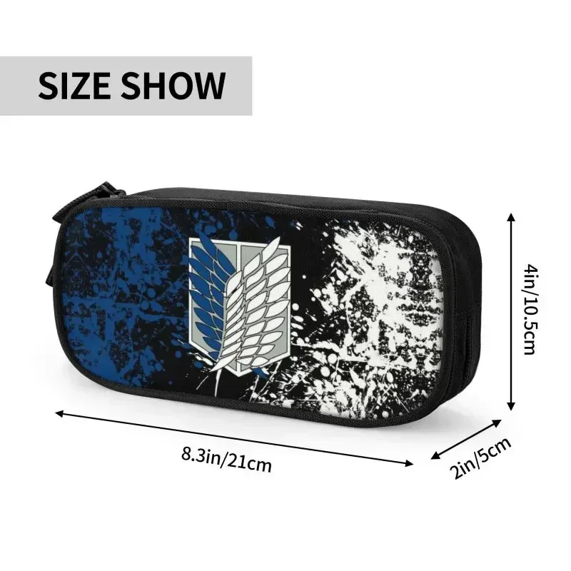 Вместительная ручка-карандаш с рисунком аниме атака на Титанов