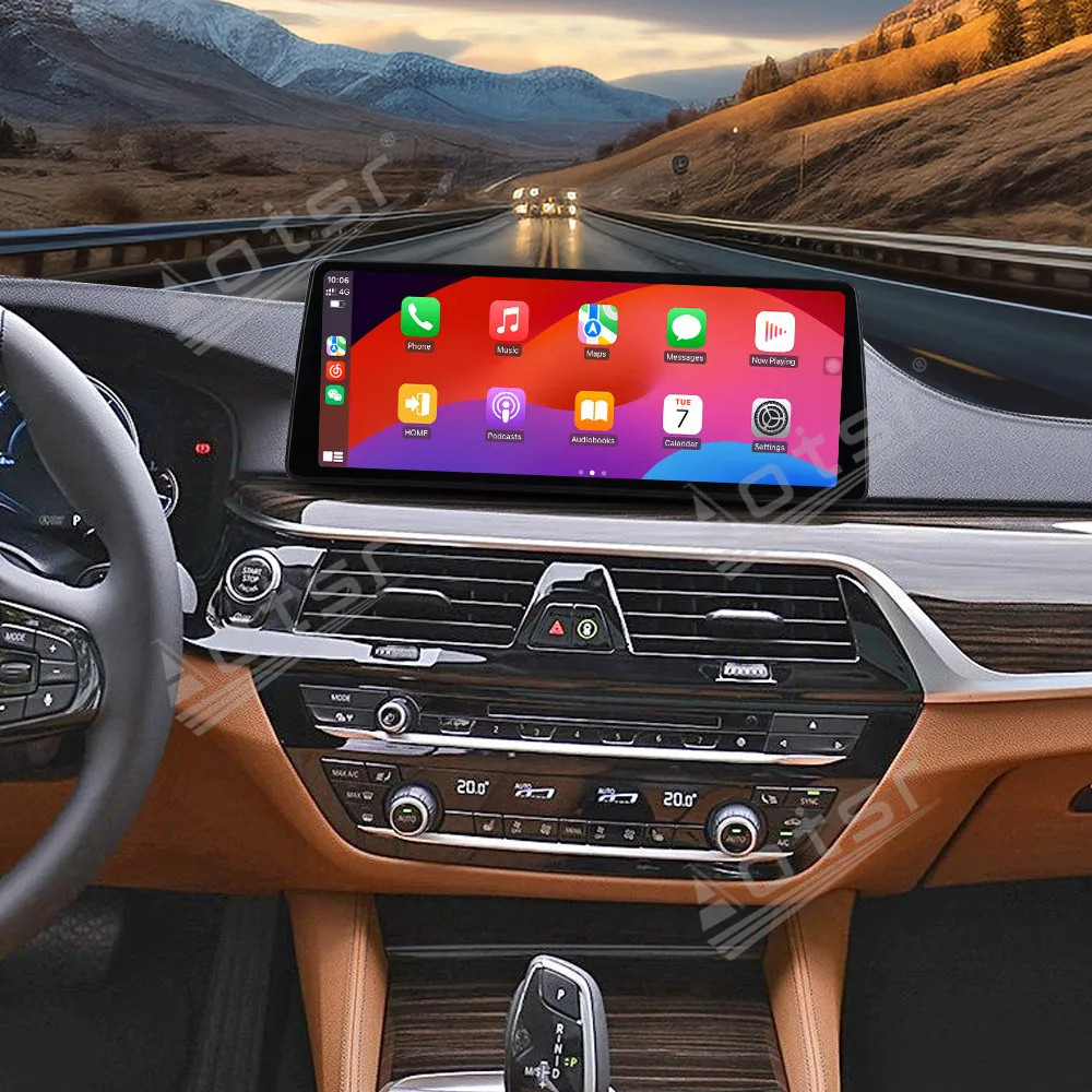 12 3 &quotAndroid 13 CarPlay автомобильный радиоприемник для BMW 5 серии 2018-2020 EVO сенсорный