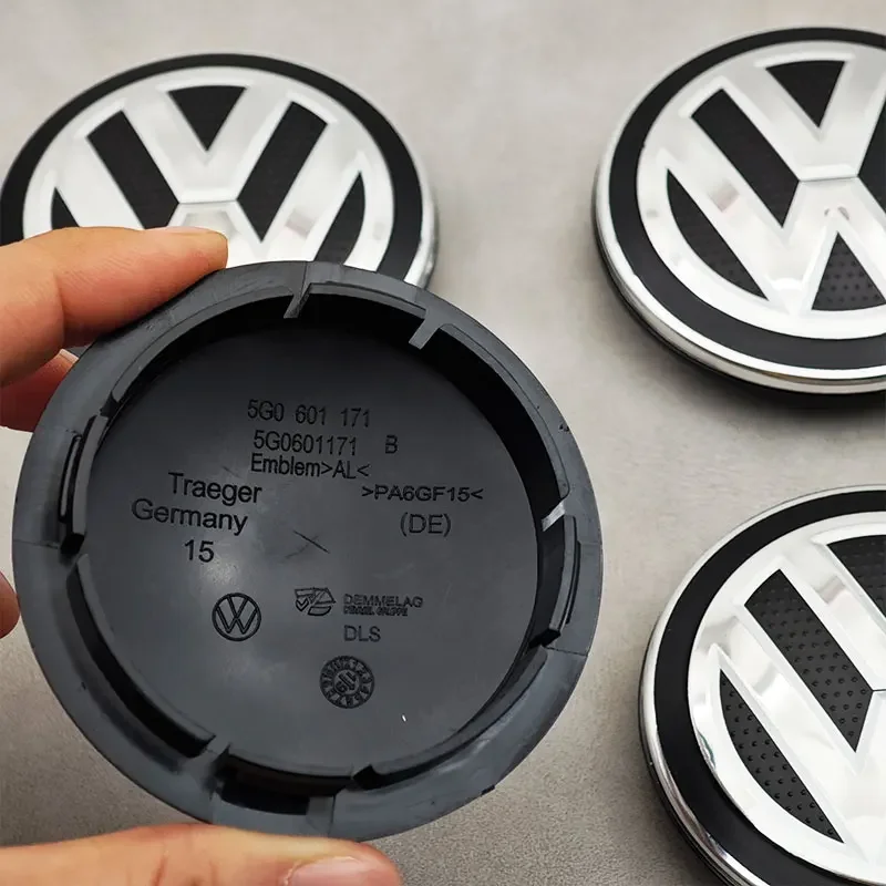 Фото Для VW Volkswagen Jetta MK5 Golf, 20 шт. колпачков для центральных дисков колес диаметром 65 мм, для Volkswagen VW Golf Passat Tiguan Lamando Teram. №2