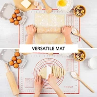 silicone mat large kitchen kneading baking mat tool cookie crepes pizza dough non stick roll mat pastry accessories