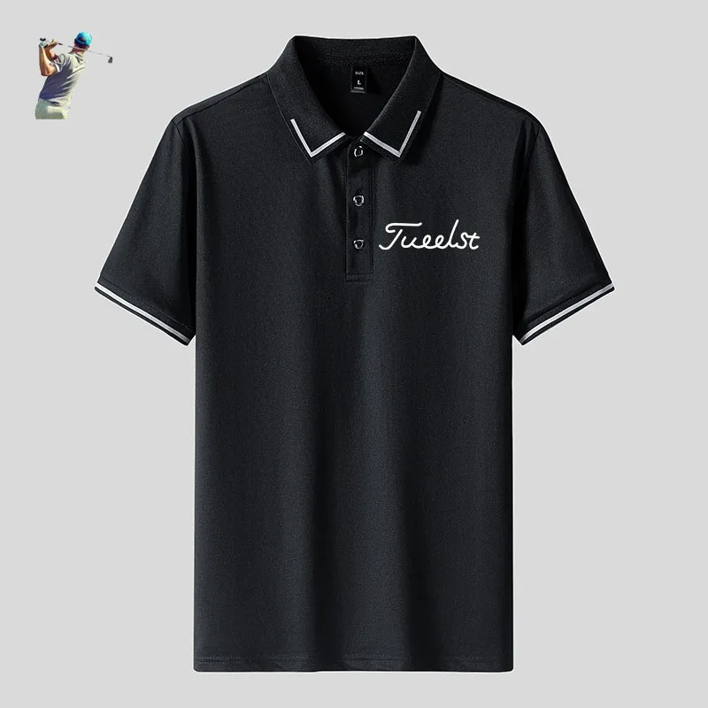 

Golf Wear Men High Quality Golf Wear Men's Short Sleeve T-shirt Breathable Outdoor Leisure Golf Shirt