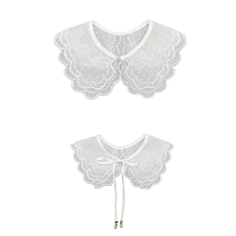 

Embroidery Collar Dickey Collar False Collar Detachable Collar Shoulder Wrap