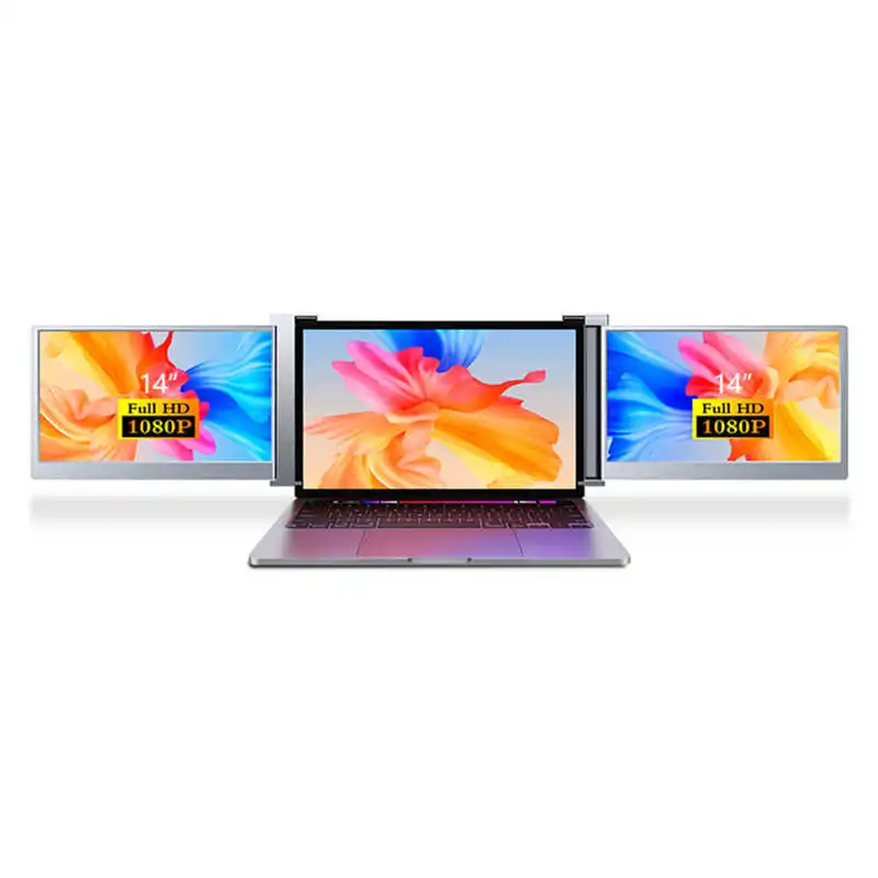 Портативный монитор для ноутбука 14 дюймов FHD 1080P IPS Двойной тройной расширитель