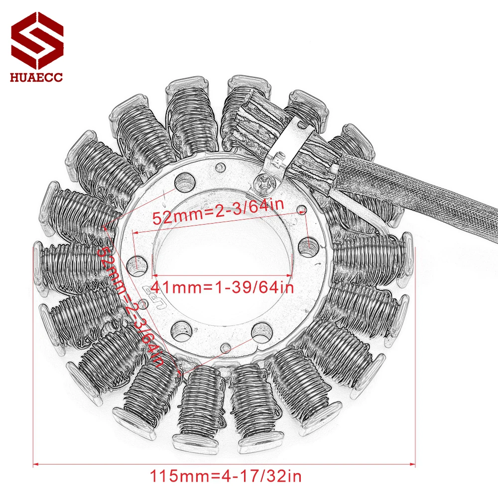 Катушка статора генератора мотоцикла для Honda CBR954RR 2002-2003 31120-MCJ-751
