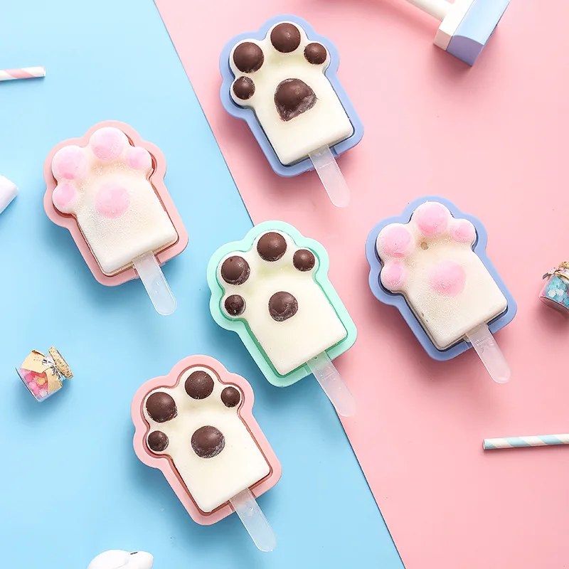 

Kitchen Accessories Home Gadgets Ice Cream Maker Machine Silicone Molds for Ice Mould Utensils DIY Popsicle Cube Tray Hot Sale