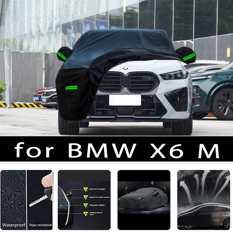 

Для BMW X6 M наружная защита полный автомобильный чехол снежный чехол солнцезащитный козырек водостойкий пылезащитный внешние автомобильные аксессуары