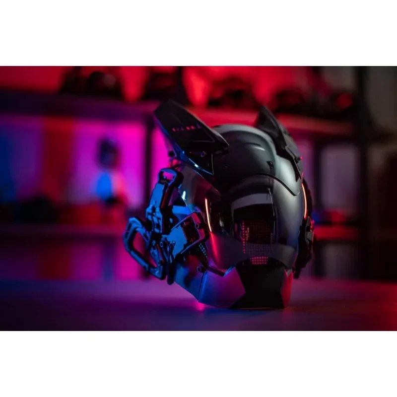 Z кибер панк косплей Хеллбой фиксатор маска Шиноби черные самурайские войны