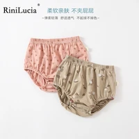rinilucia summer kids boys shorts floral print baby girl shorts cotton mid waist short pants fashion newborn bloomers