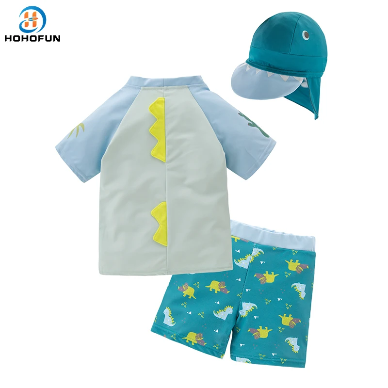 Swimsuit Children Lizard Print Baby Swimwear Boy Rash Guard Bathing Suit Swimming Suit for Kids Infant Toddler Boys Beach Wear