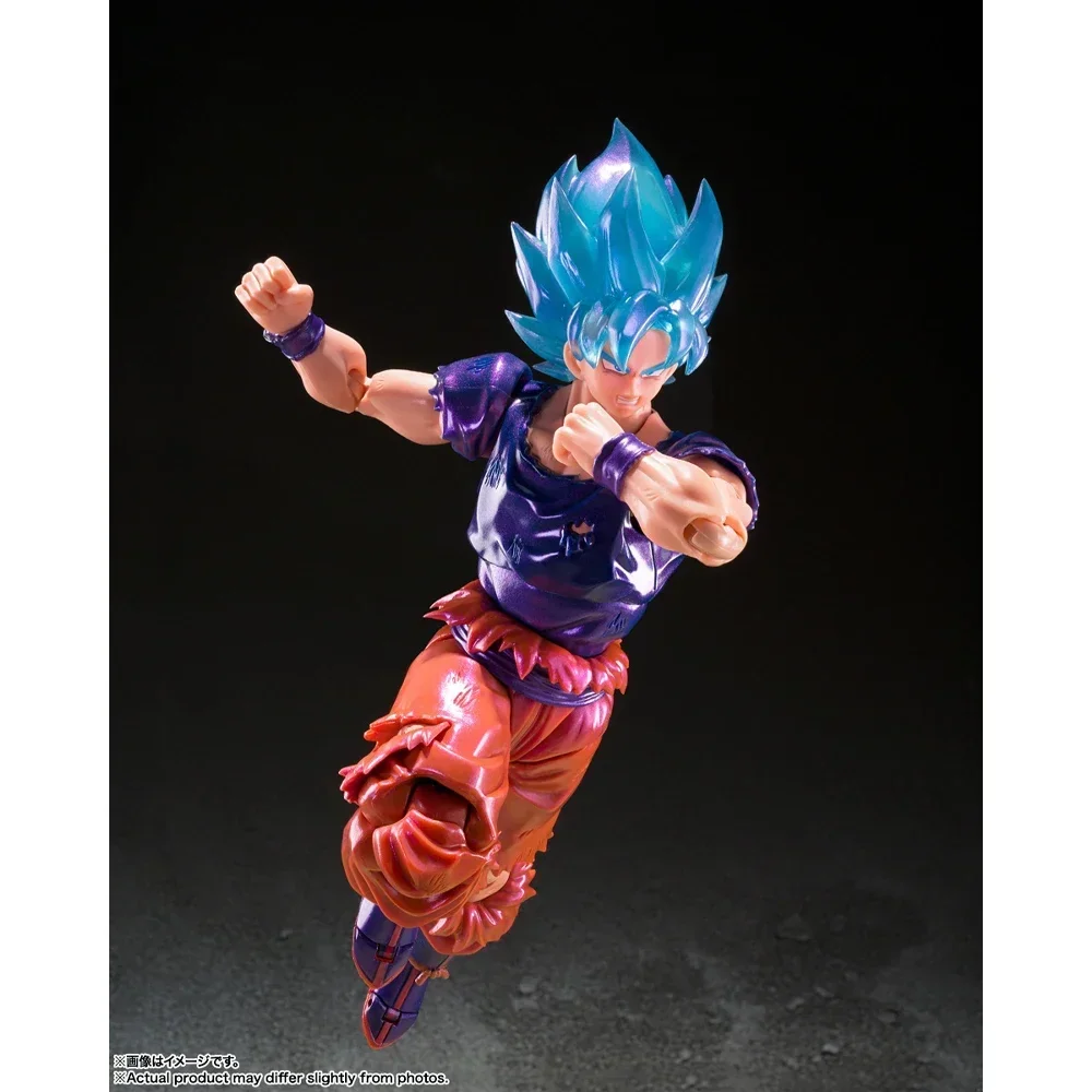 Оригинальная фигурка Драконий жемчуг SHF VJump Super Saiyan God Son Goku Kaio Ken аниме игрушки