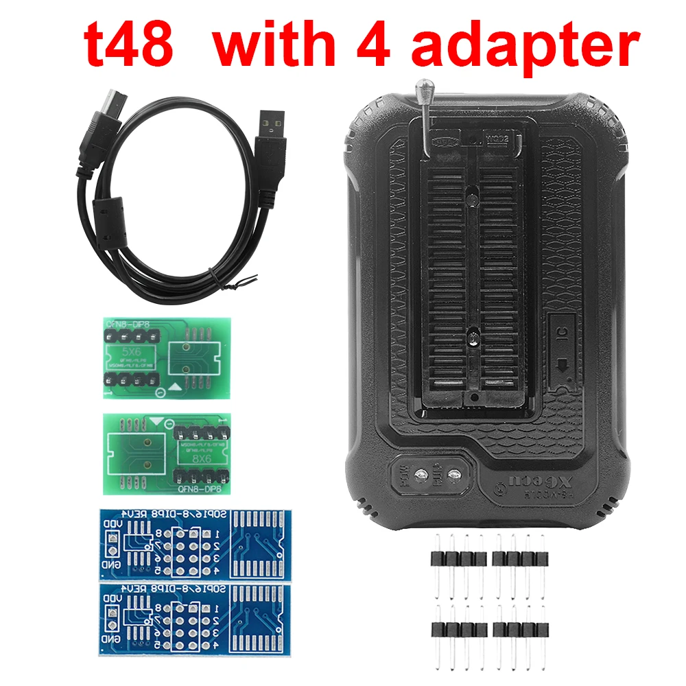 V12.15 Original T48 [TL866-3G] TL866II Plus Replacement Programmer T48 NAND Flash AVR PIC Bios USB Programmer+30PCS Adapters images - 6