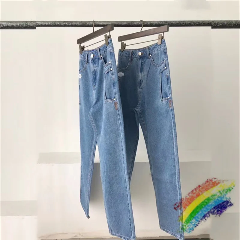 

2021FW Adererror Jeans Men Women 1:1 Top-Quality Streetwear Denim Pants Ader Error Cowboy Button Jeans