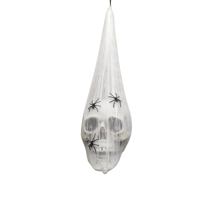 

Halloween Decorations Light Up Skull Scary Haunted House Hanging Animated Spooky Props Outside Indoor Tree Decor