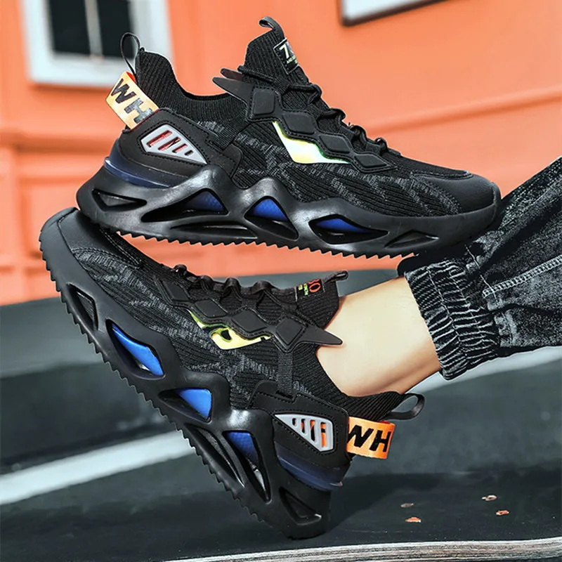 

Men's Mesh Shoes Breathable Sneakers 2022 New Lightweight Comfortable Running Shoes Designer Casual Fashion Trainers Male sneake