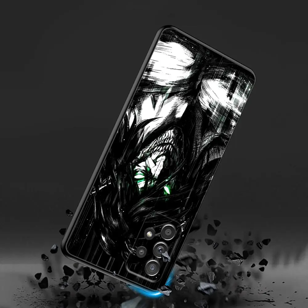 Фото A56 для Samsung Galaxy A56 A55 A36 A26 A16 A54 A52 A35 A34 A25 A21S A14 A06 Чехол «Атака Титанов» Eren Armin Monster Чехол для телефона №5
