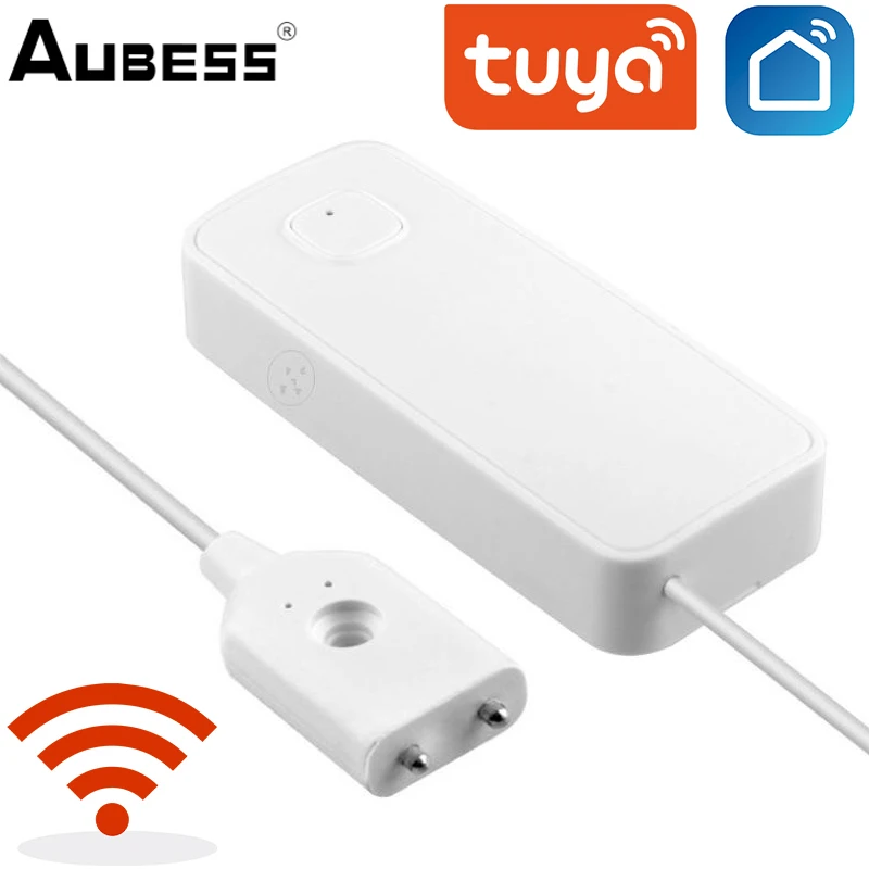 

Сигнализация Tuya для дома, автономный датчик утечки воды с Wi-Fi, детектор, система оповещения о переполнении