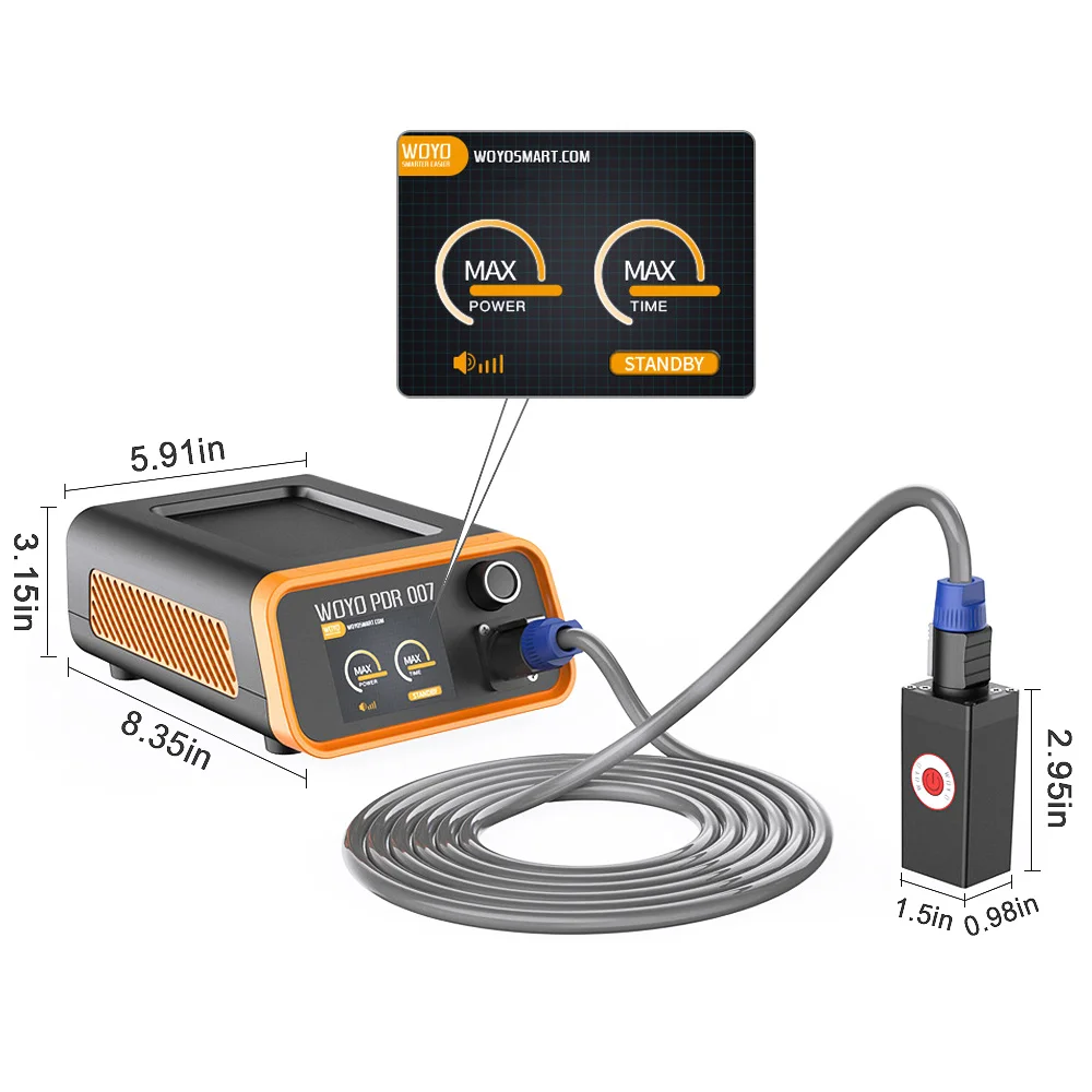 

Super PDR WOYO 007 Car Dent Repair 110V/220V Soft Dent Removal Heat Induction System Magnetic Inductor Machine