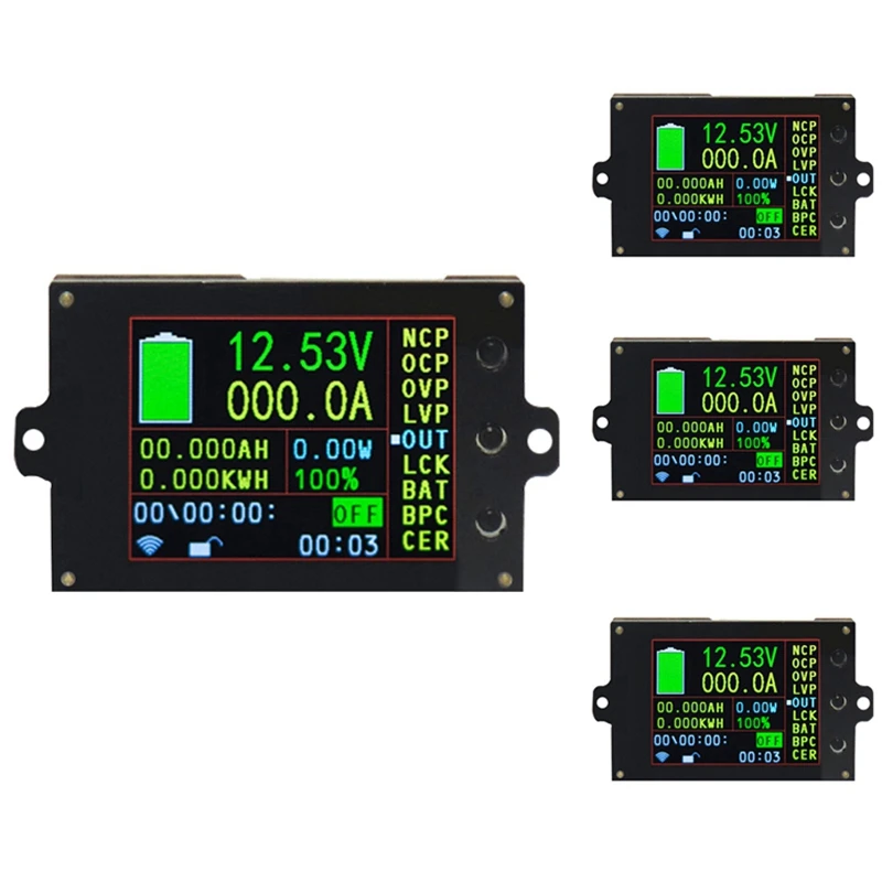 

Беспроводной вольтметр-Амперметр Hall, 500 В постоянного тока, цветной экран 2,4 дюйма, детектор мощности, тестер