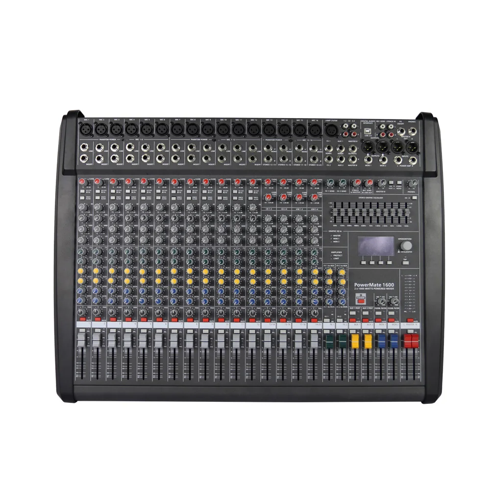 

digital audio mixer powermate 1600-3 Double DSP effector stage controller